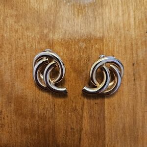 Vintage Brass Unique Earrings